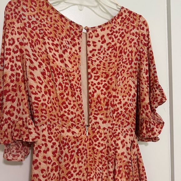 Indikah Leopard Print Wrap Dress – Women’s Small (US 4, AU 8) - Picture 4 of 8